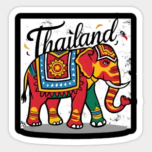 Proud elephant from Thailand Sticker